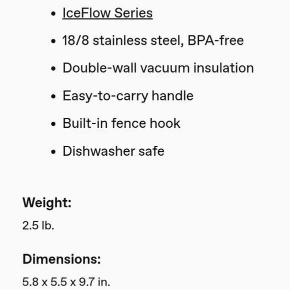 ❤️NeW❤️ STANLEY The ICE FLOW FLIP STRAW INSULATED JUG WATER BOTTLE 64oz LILAC - Picture 5 of 8